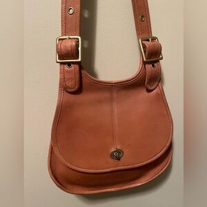 Vintage Coach Saddle Bag